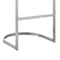 Armen Living Atherik Bar Stool in Brushed Stainless Steel with Gray Faux Leather 840254335806 - alternate 5